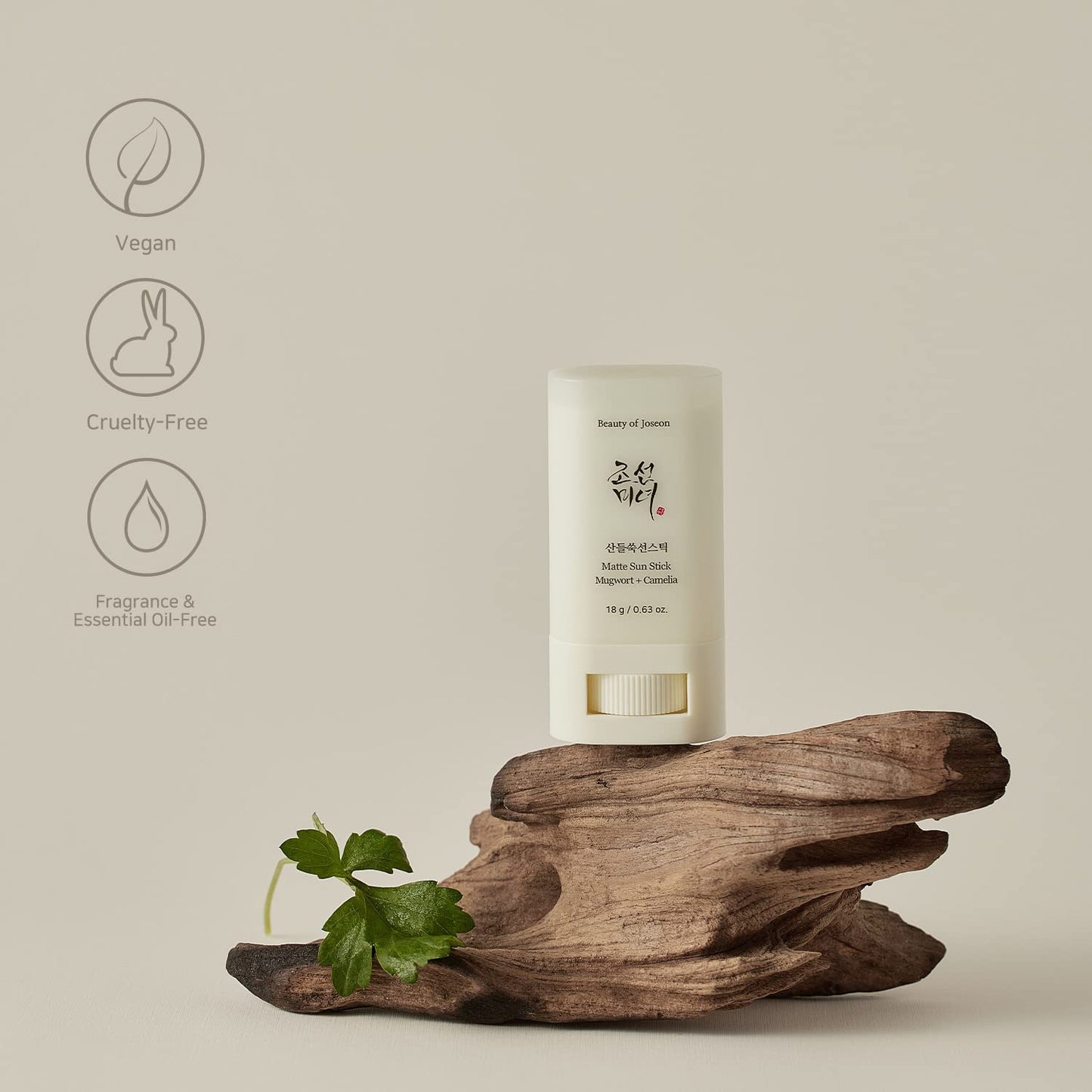 Beauty of Joseon Matte Sun Stick : Mugwort+Camelia (SPF 50+ PA++++)