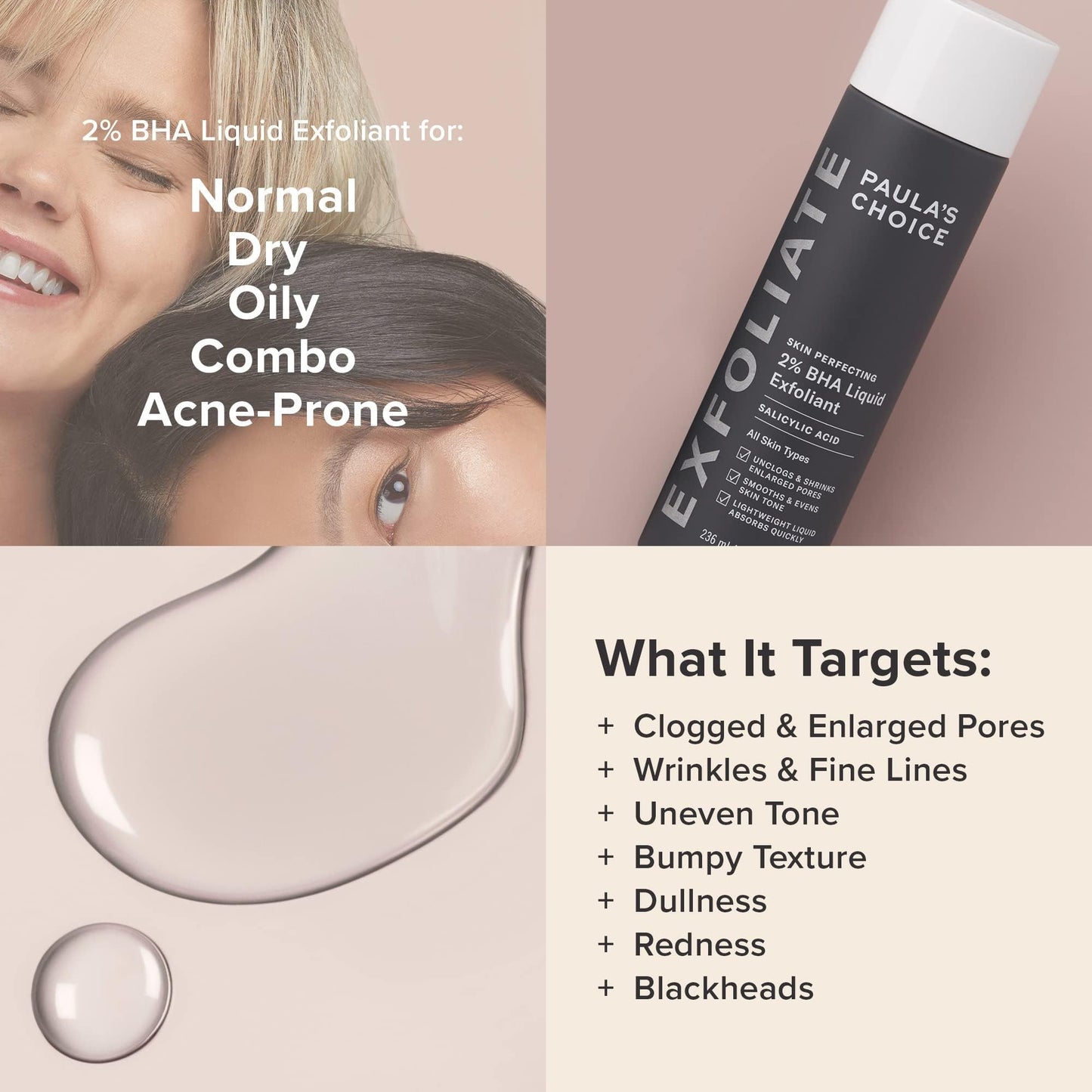 Paula's Choice SKIN PERFECTING 2% BHA Liquid Exfoliant 4oz