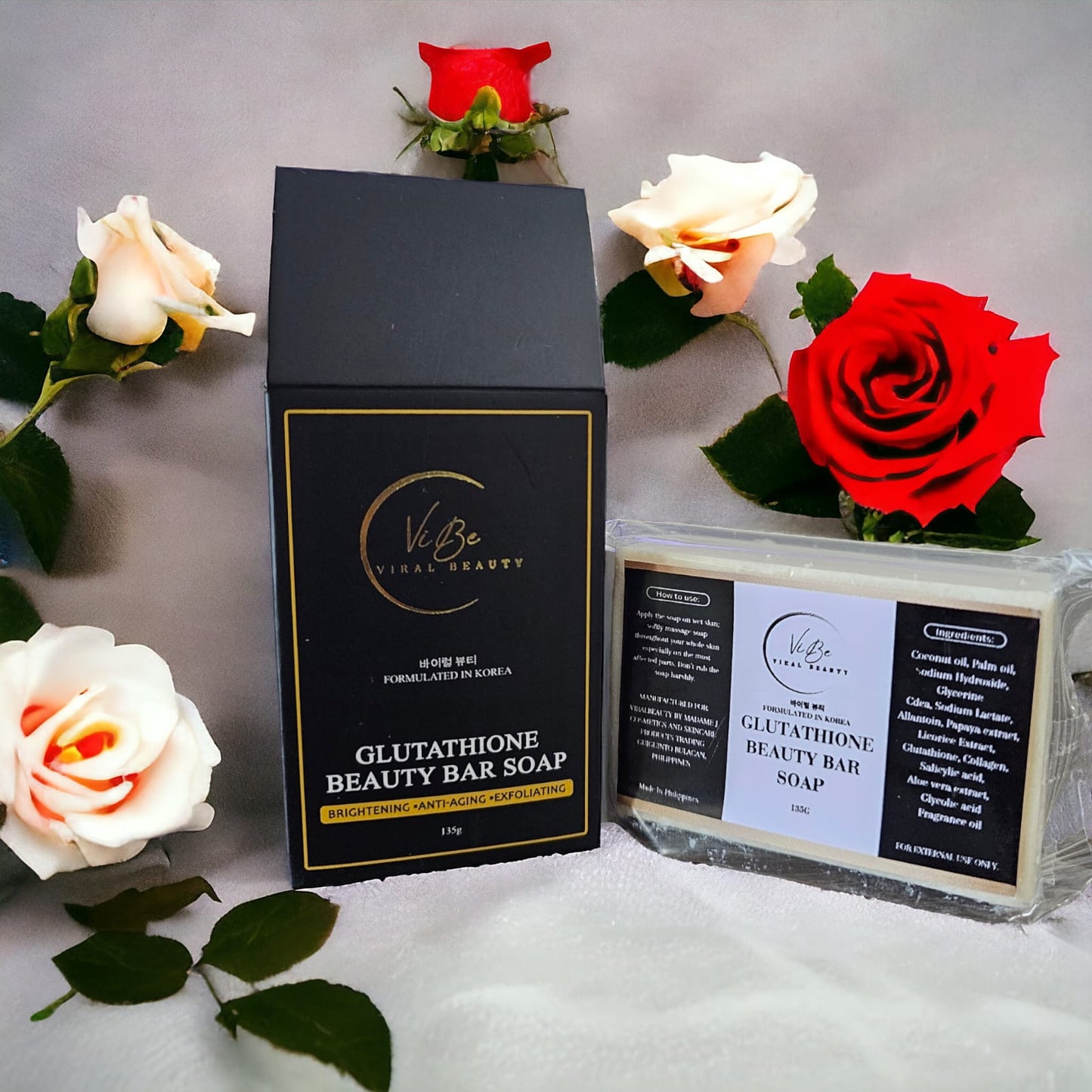 Viral Beauty Glutathione Beauty Bar Soap 135g