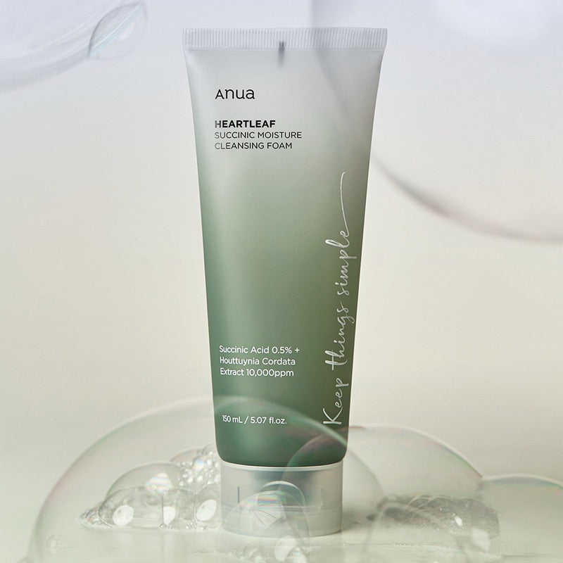 ANUA Anua Heartleaf Succinic Moisture Cleansing Foam 150mL