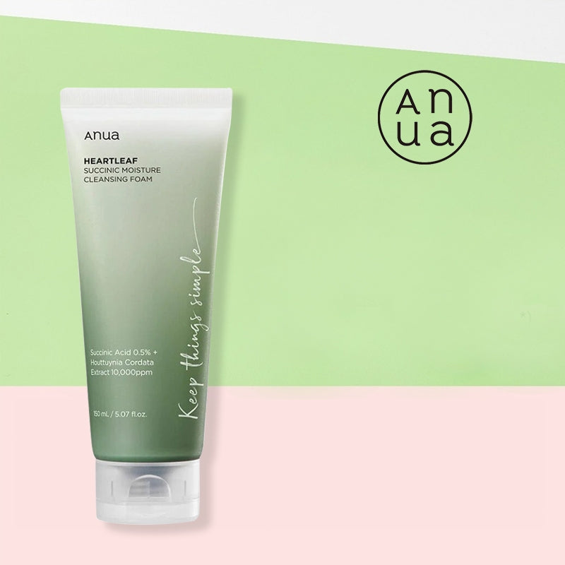ANUA Anua Heartleaf Succinic Moisture Cleansing Foam 150mL