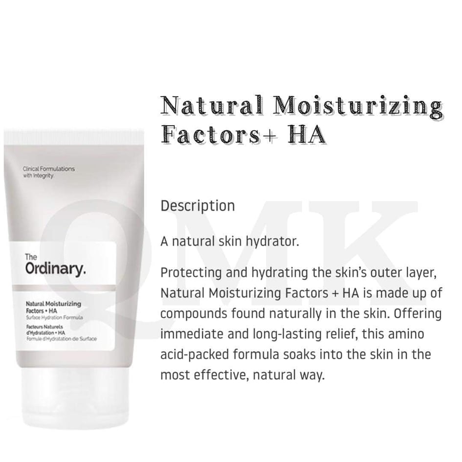 The ordinary Natural Moisturizing Factors + HA 30ml