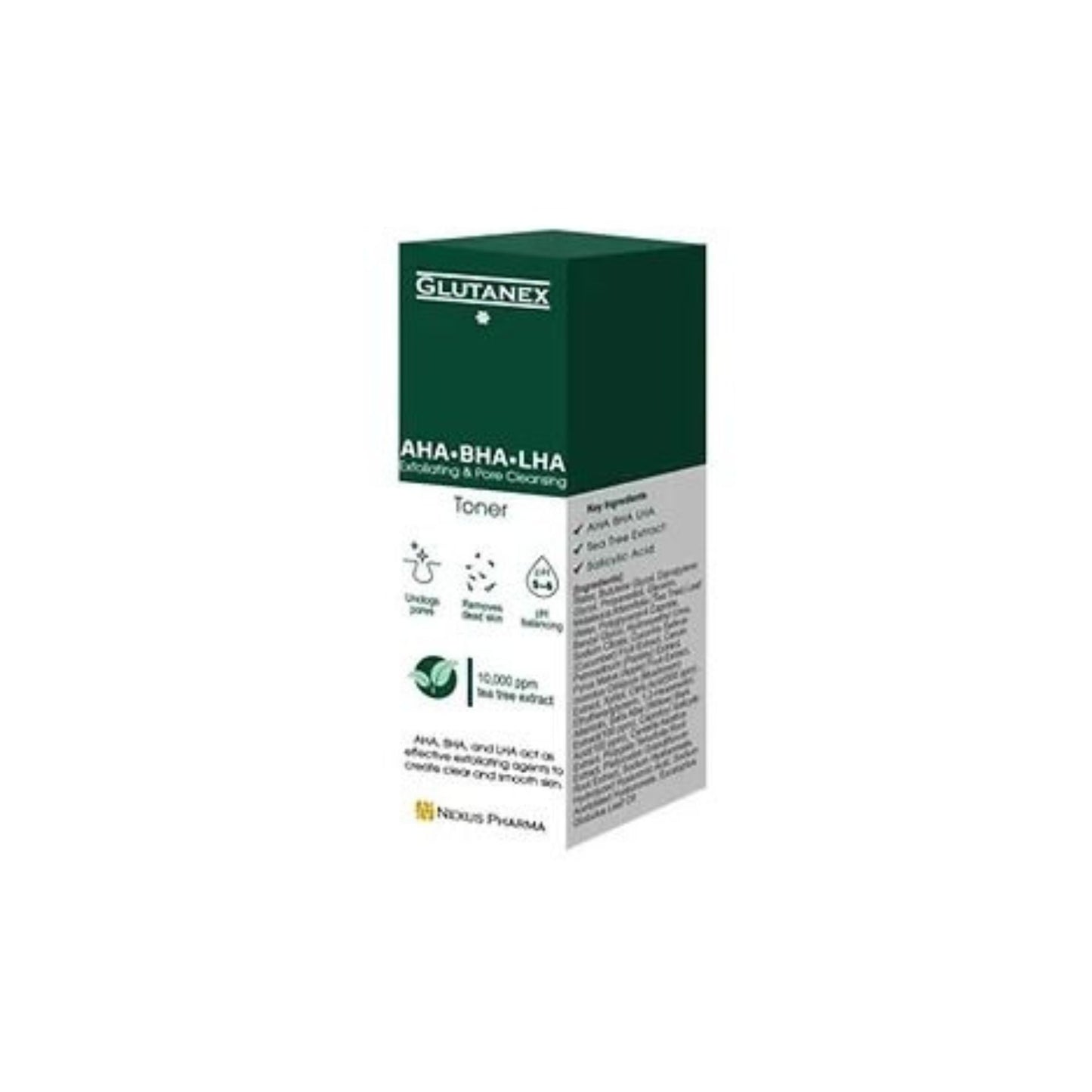 Glutanex AHA-BHA-LHA Exfoliating & Pore Cleansing Toner