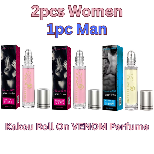 10ml  Venom Pheromone Roll-on Perfume Removal Odor Long Lasting Romantic Dating Perfume (3pcs)