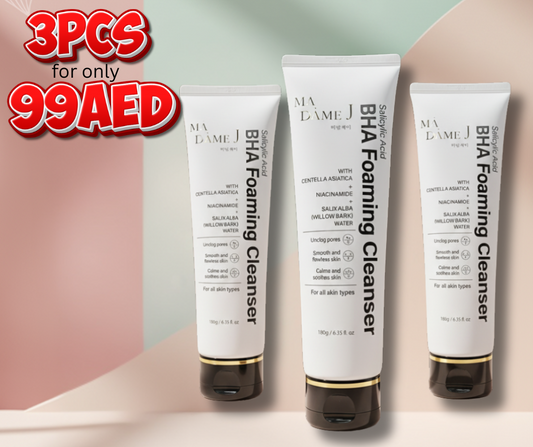 Madame J Salicylic BHA Foaming Cleanser (3PCS)