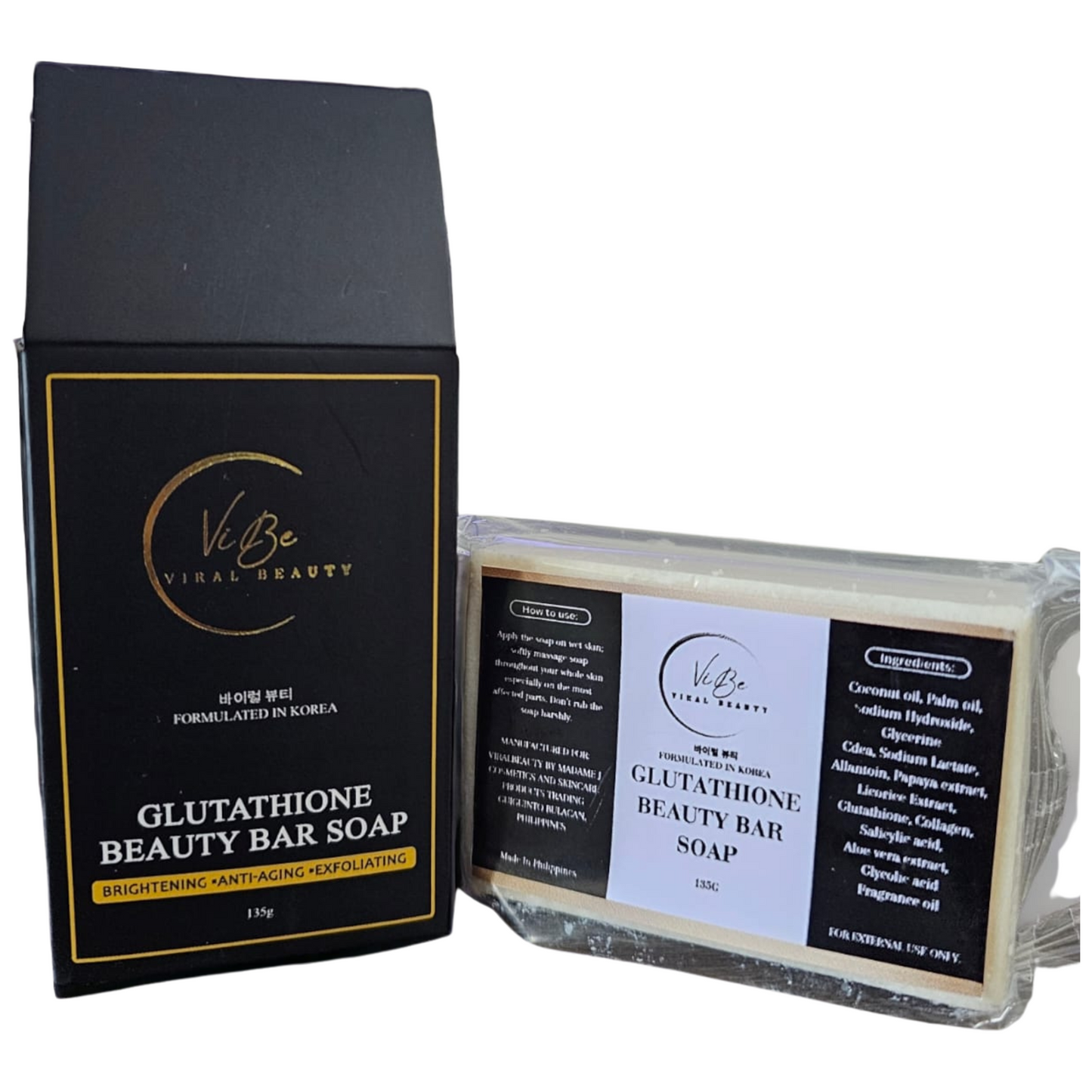 Viral Beauty Glutathione Beauty Bar Soap 135g