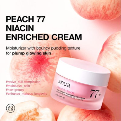 Anua Peach 77% Niacin Enriched Cream 50mL