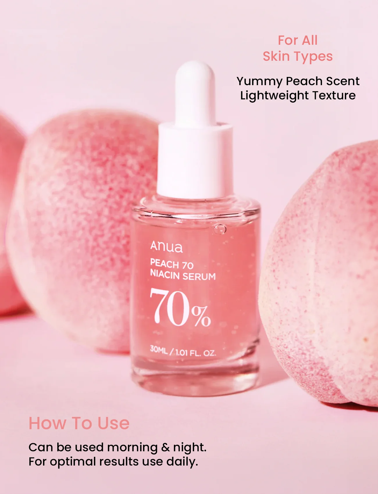 ANUA Peach 70% Niacin Serum 30ml