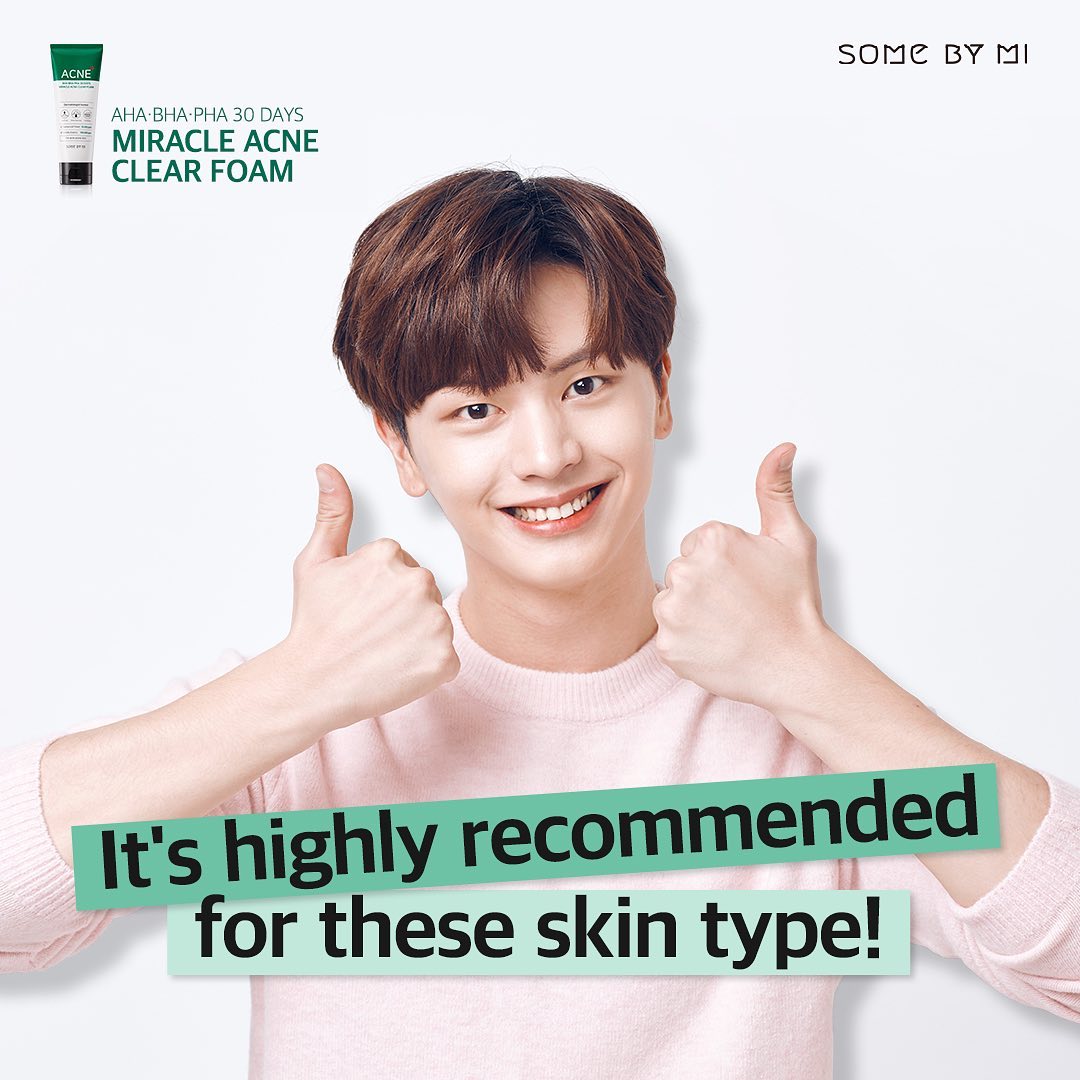 Miracle acne foam banner