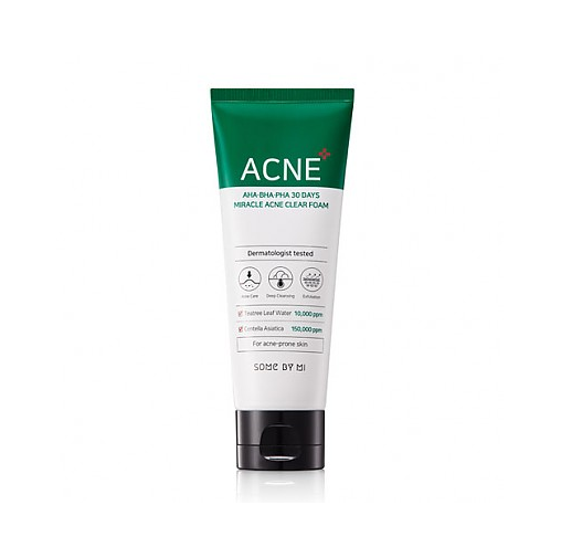 Korean acne foam