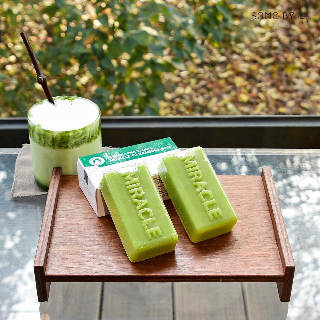 Korean green miracle bar soap