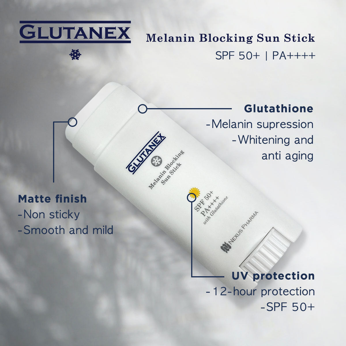Glutanex Melanin Sun-Blocking Stick SPF 50+
